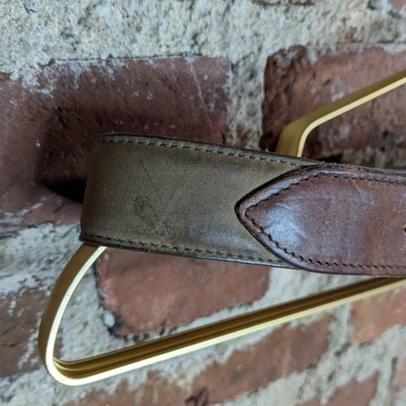 Jamie Size 32 Brown & Tan Leather Belt - Picture 4 of 4